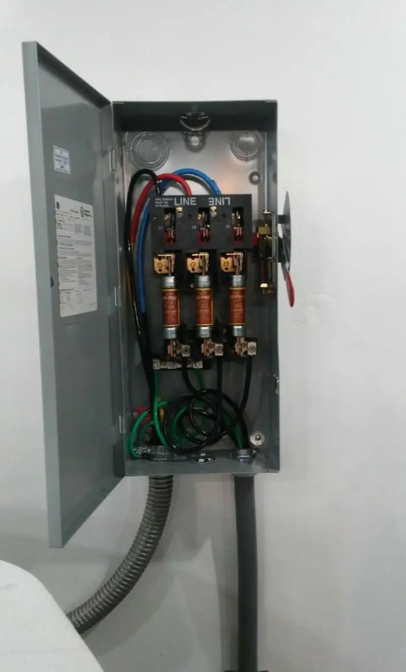 Three-phase disconnect switch installed for Electrical Wiring & Rewiring in Neversink
