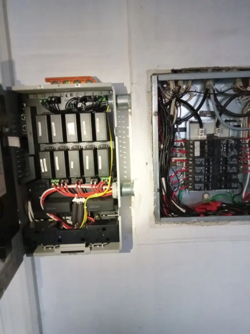 Electrical panel upgrade completed for Security Camera Wiring in Neversink